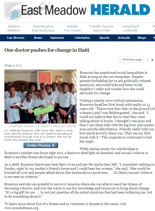 Dr Rosarion and Eye of a Dream